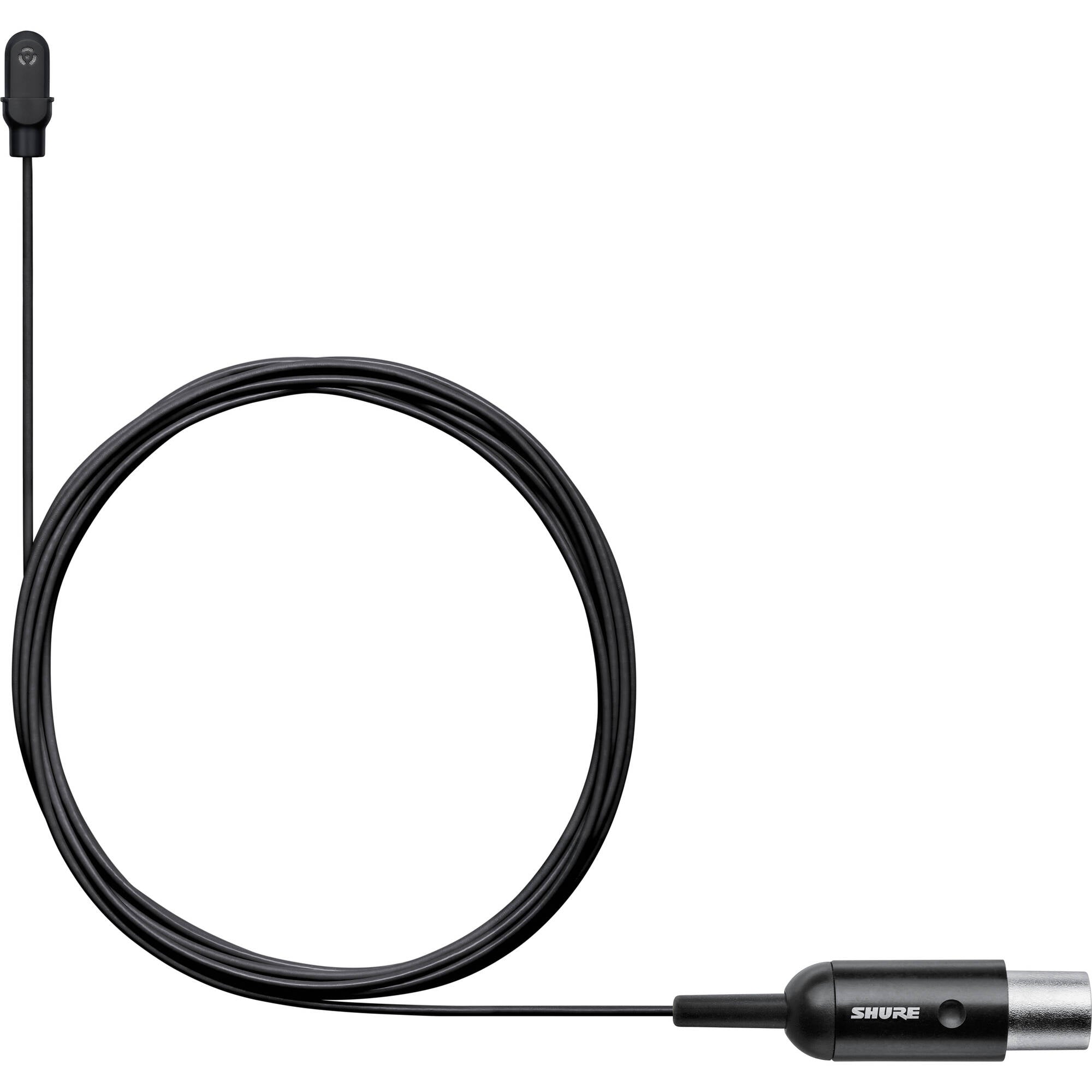 Shure DL4 DuraPlex Omnidirectional Miniature Lavalier Microphone (Black, TA4F)