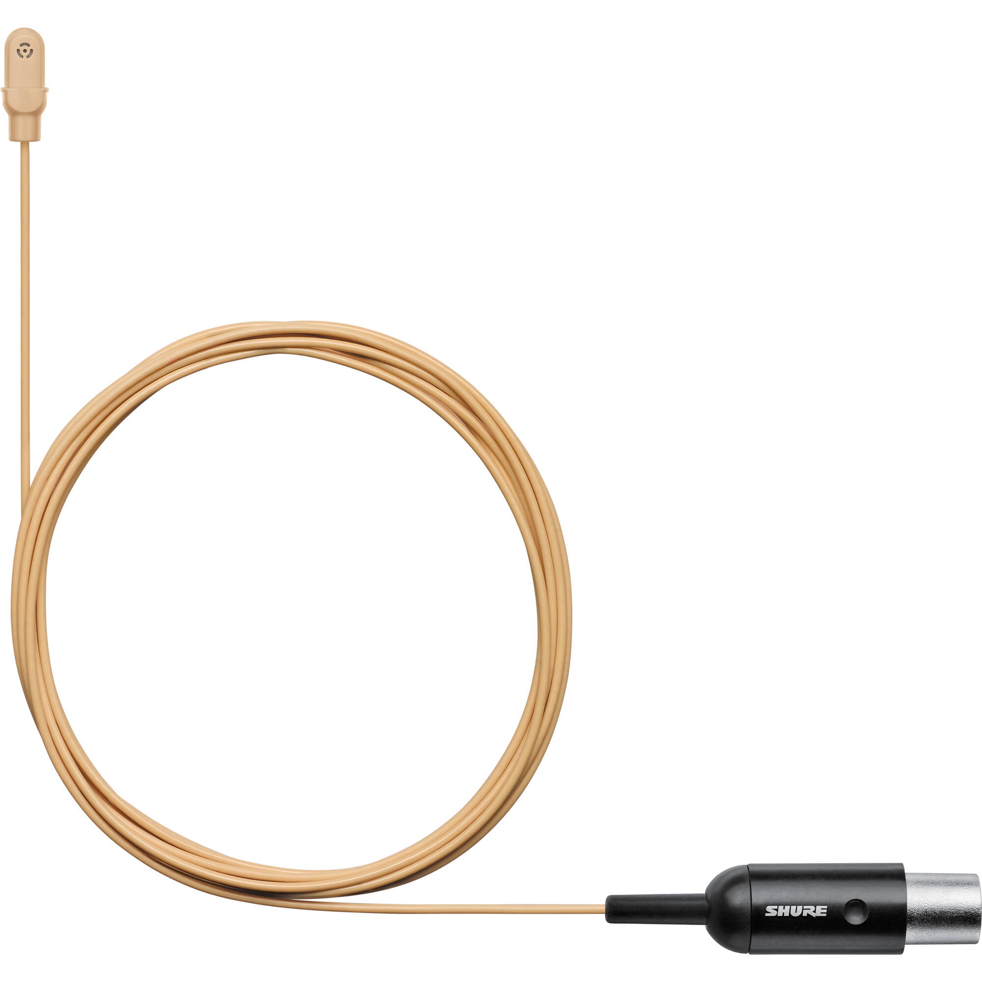 Shure DL4 DuraPlex Omnidirectional Miniature Lavalier Microphone (Tan, TA4F)