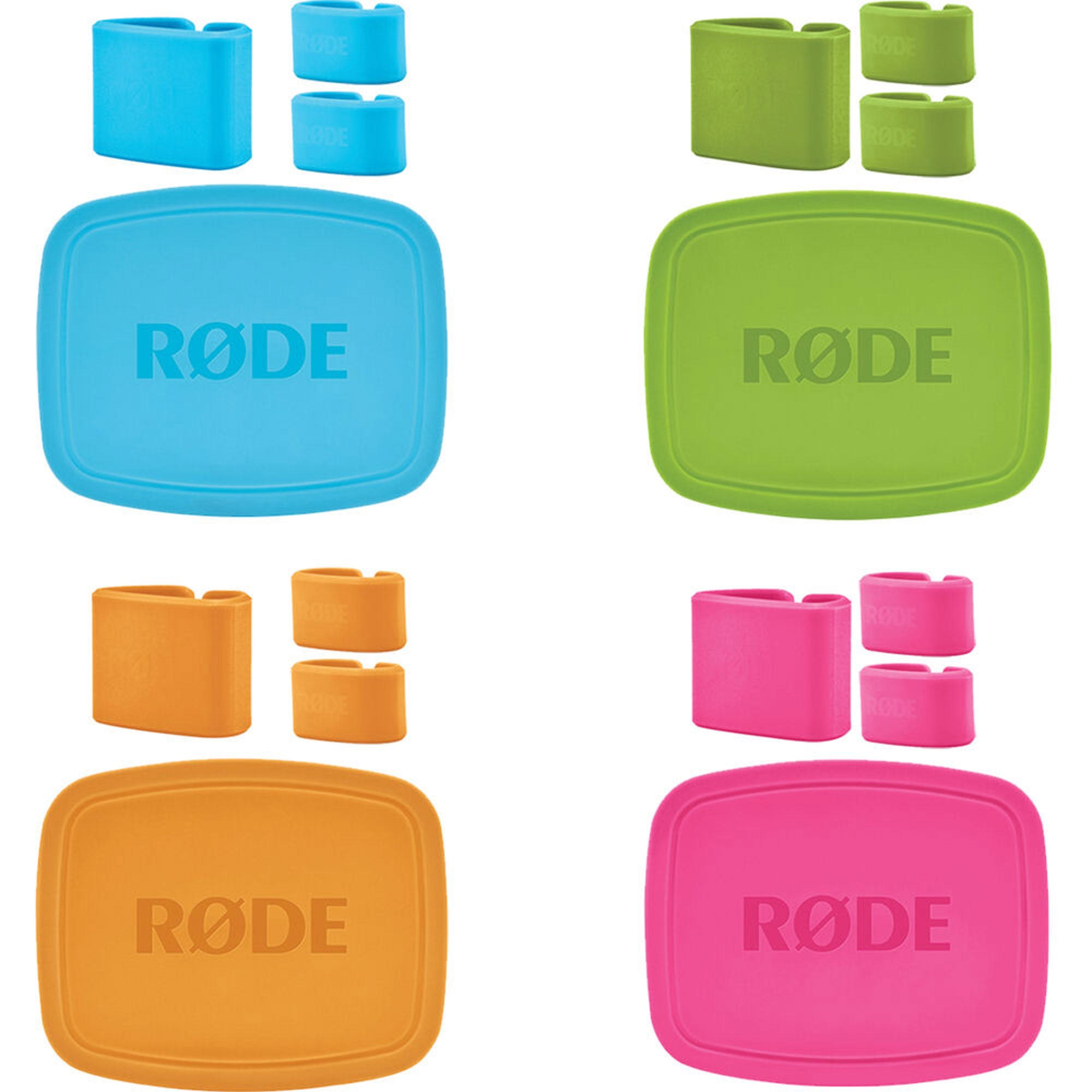 Rode COLORS1 Color-Coded Caps and Cable Clips for NT-USB Mini Microphones (Set of 4)