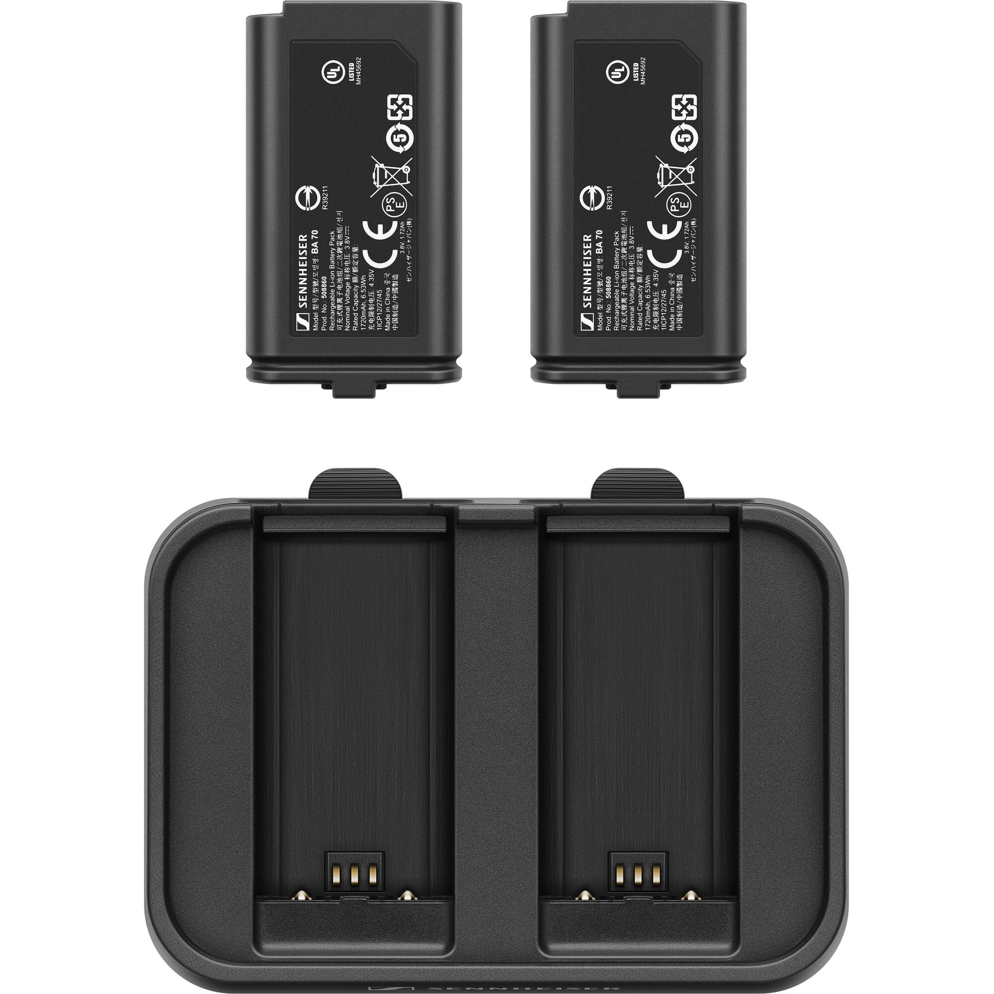 Sennheiser EW-D Charging Set with Charger, Power Supply and 2 Batteries