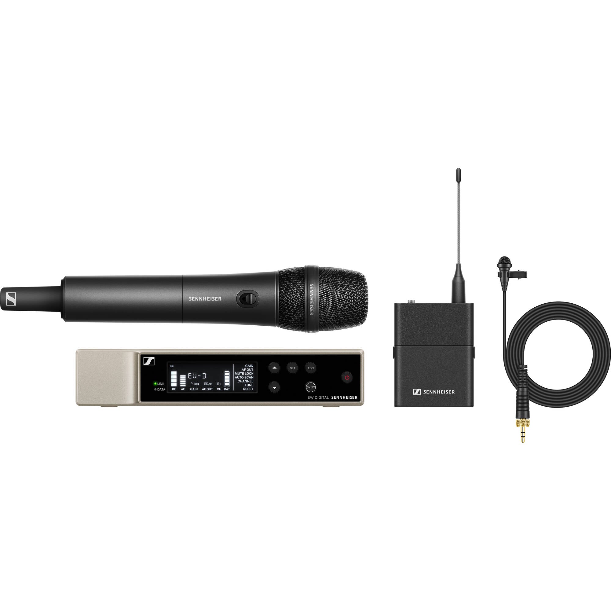 Sennheiser EW-D ME2/835-S SET Digital Wireless Lavalier/Vocal Combo System (R1-6: 520-576 MHz)