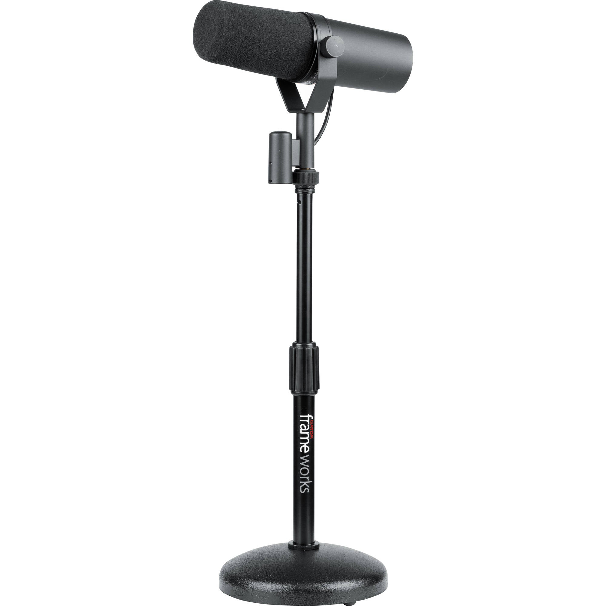 Gator Frameworks GFW-MIC-0501 Round-Base Desktop Mic Stand