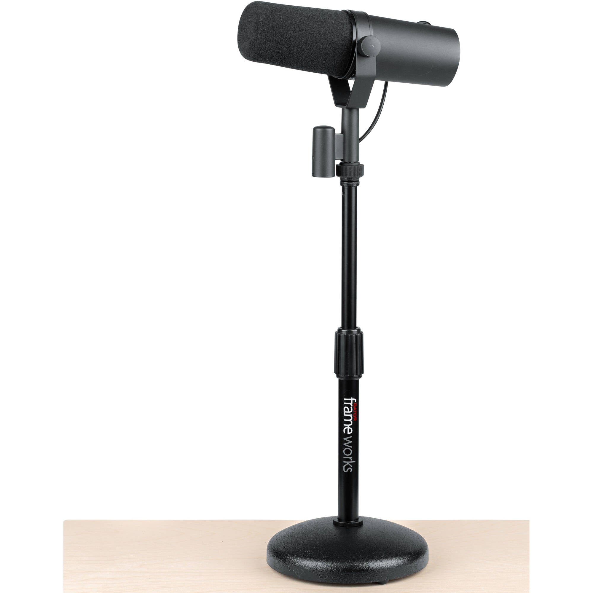 Gator Frameworks GFW-MIC-0501 Round-Base Desktop Mic Stand