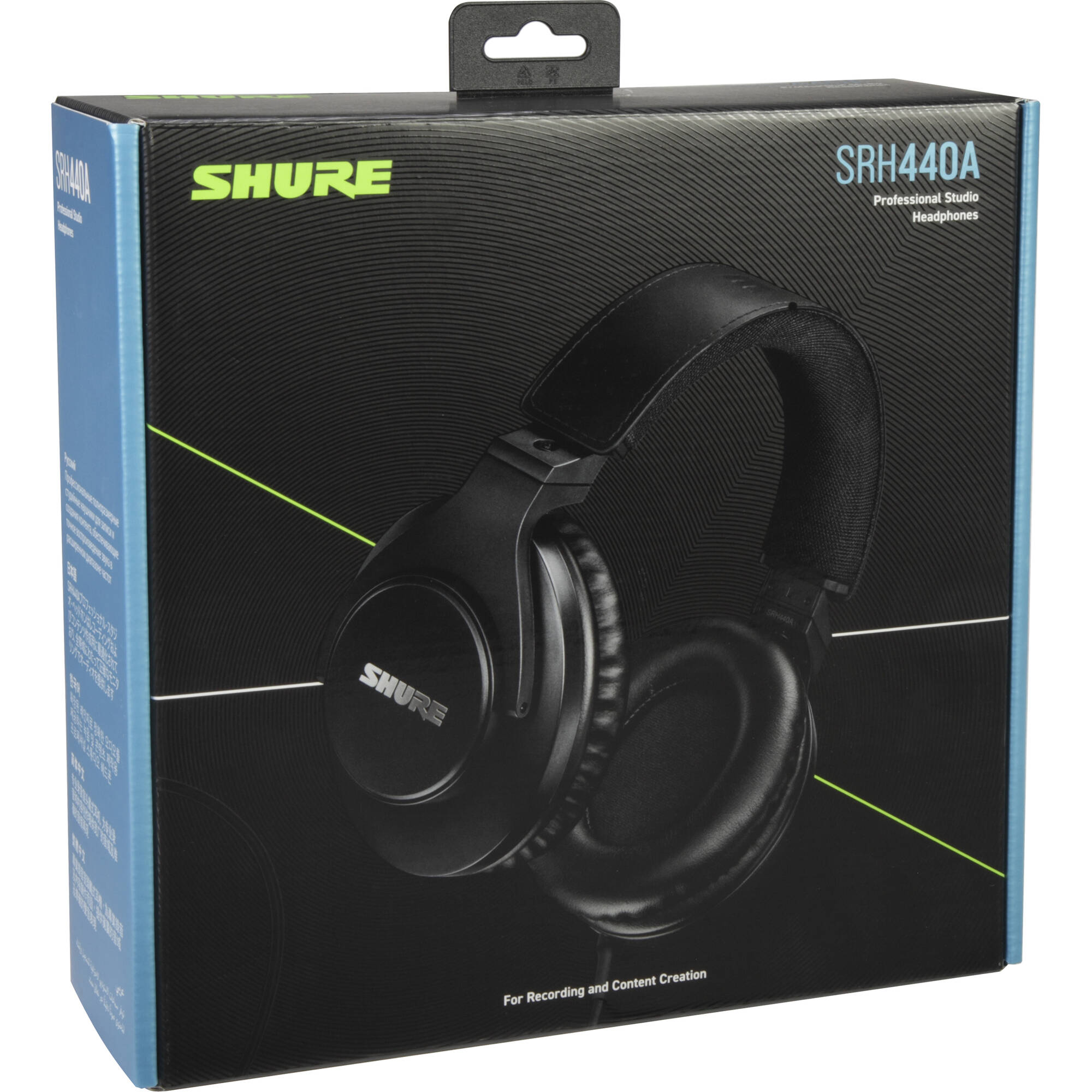 Shure SRH440A Closed-Back Over-Ear Studio Headphones