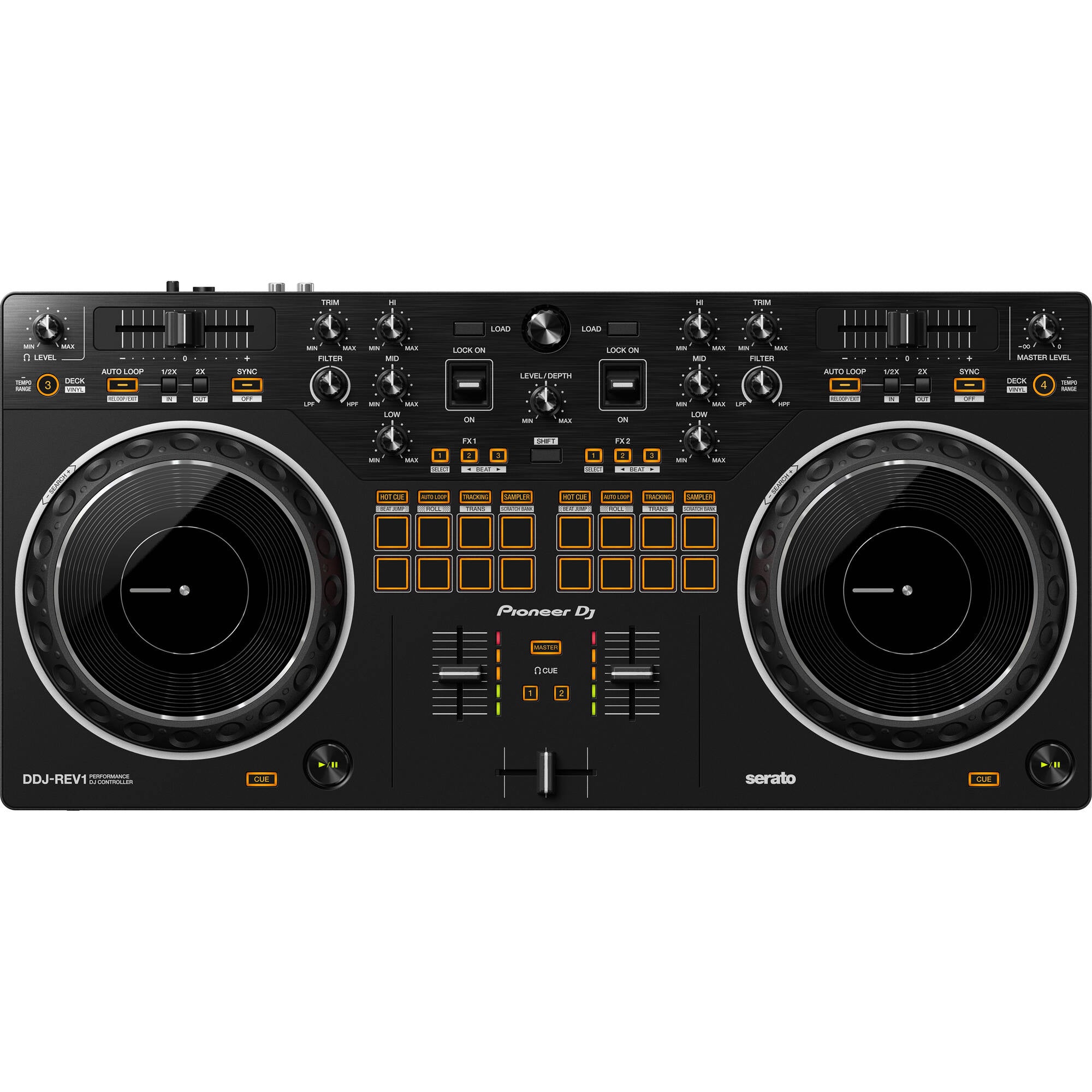 Pioneer DJ DDJ-REV1 Controller for Serato DJ (Black)