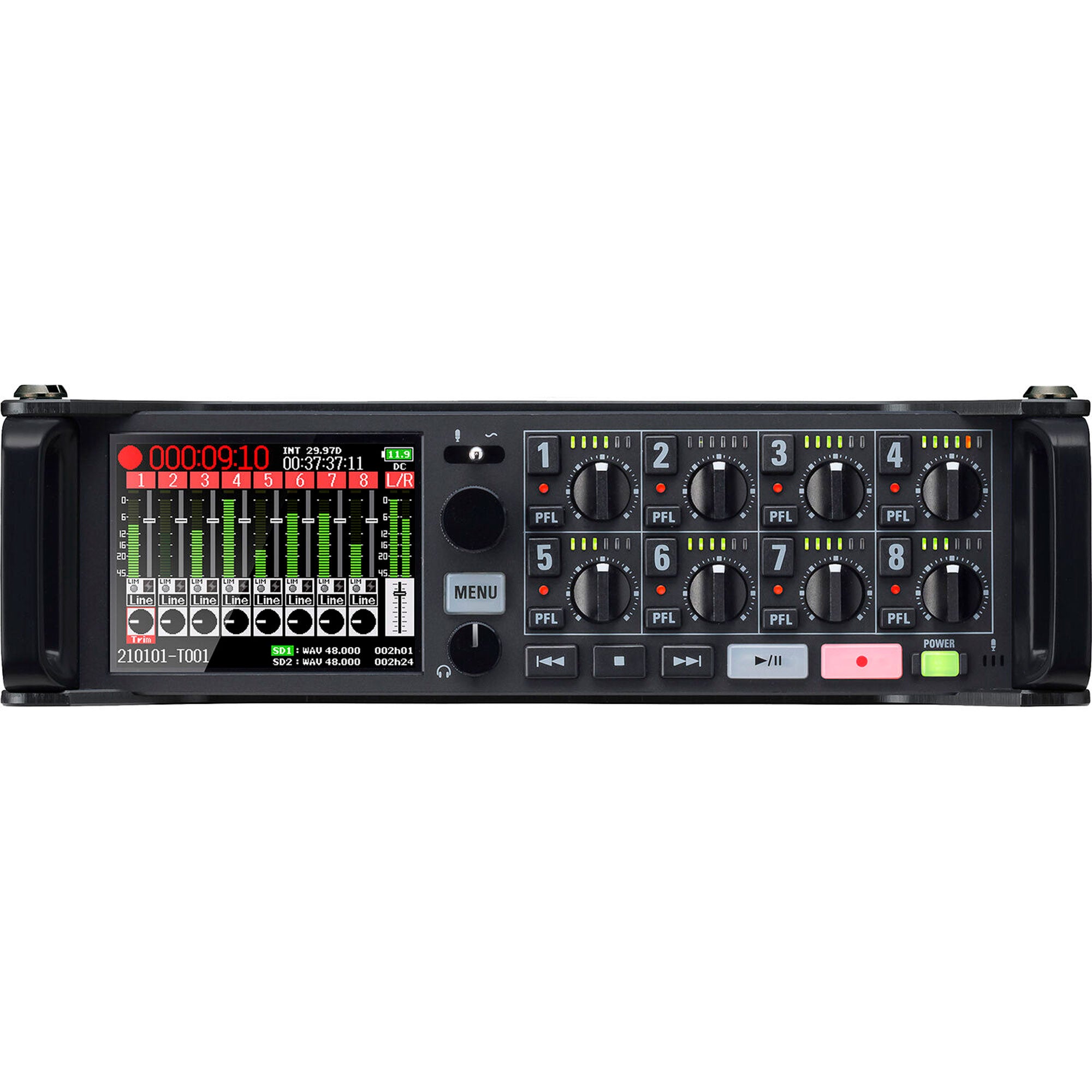 Zoom F8n Pro 8-Input / 10-Track Multitrack Field Recorder