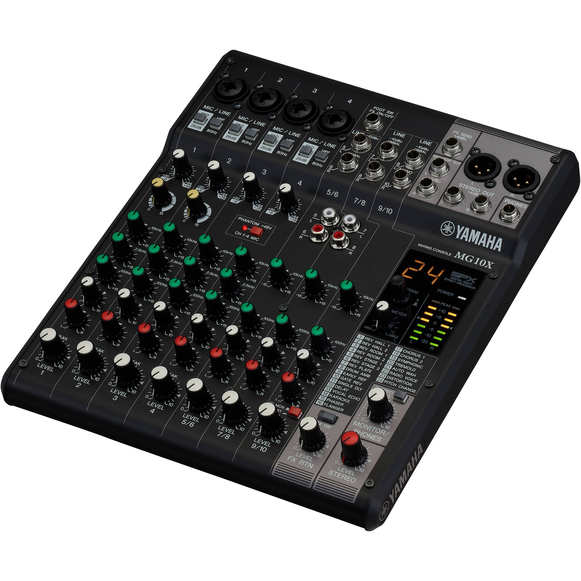 Yamaha MG10X CV 10-Channel Mixer with Effects