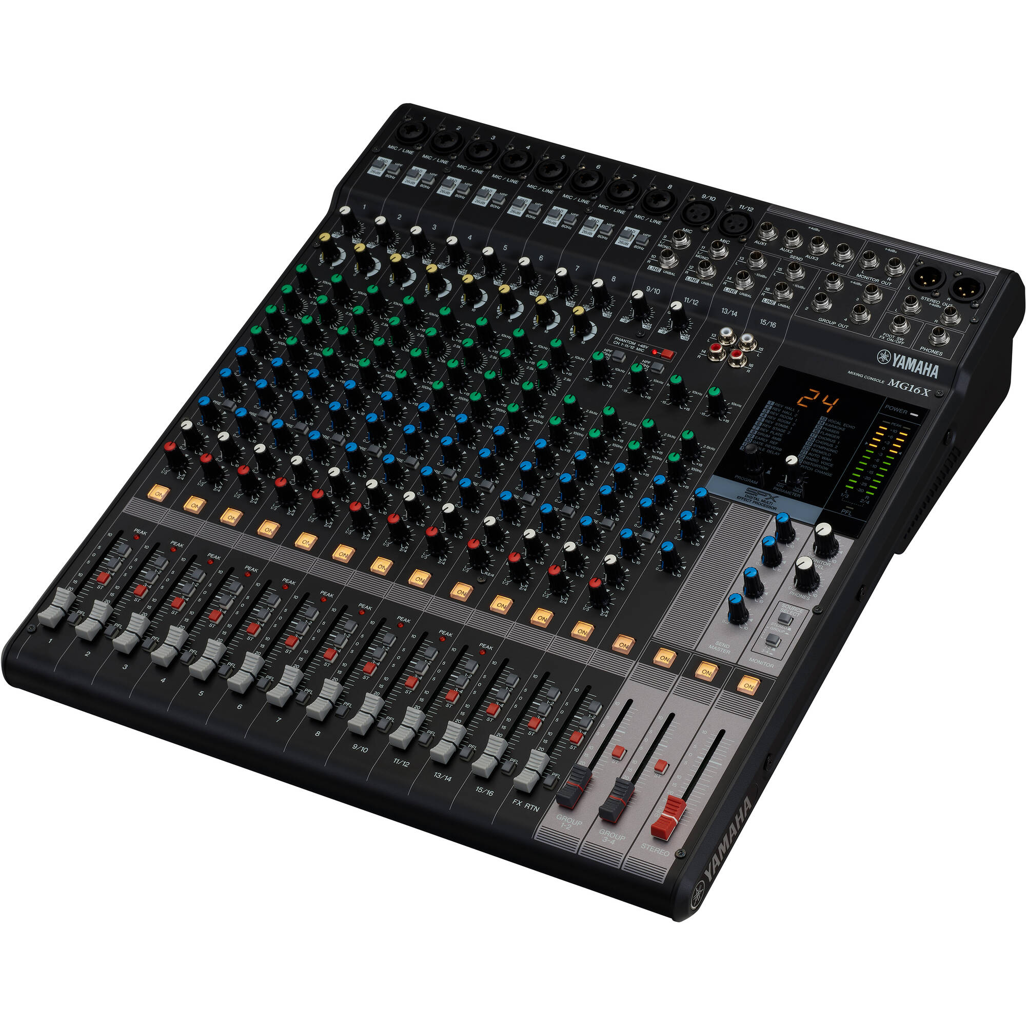 Yamaha MG16X CV 16-Channel Mixer with Effects