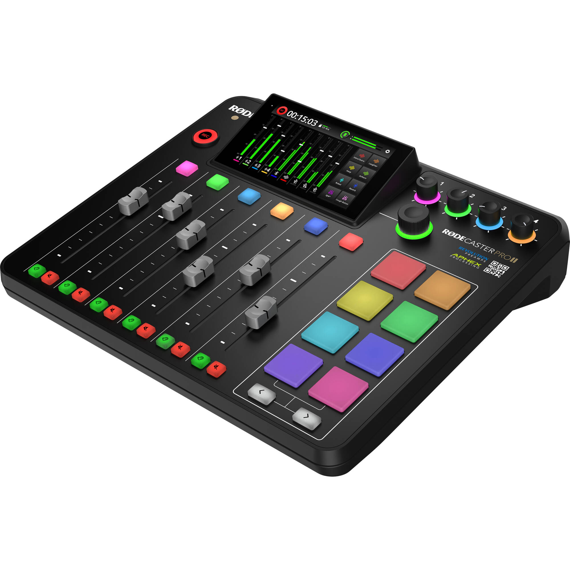 Rode RODECaster Pro II Integrated Audio Production Studio (Black)