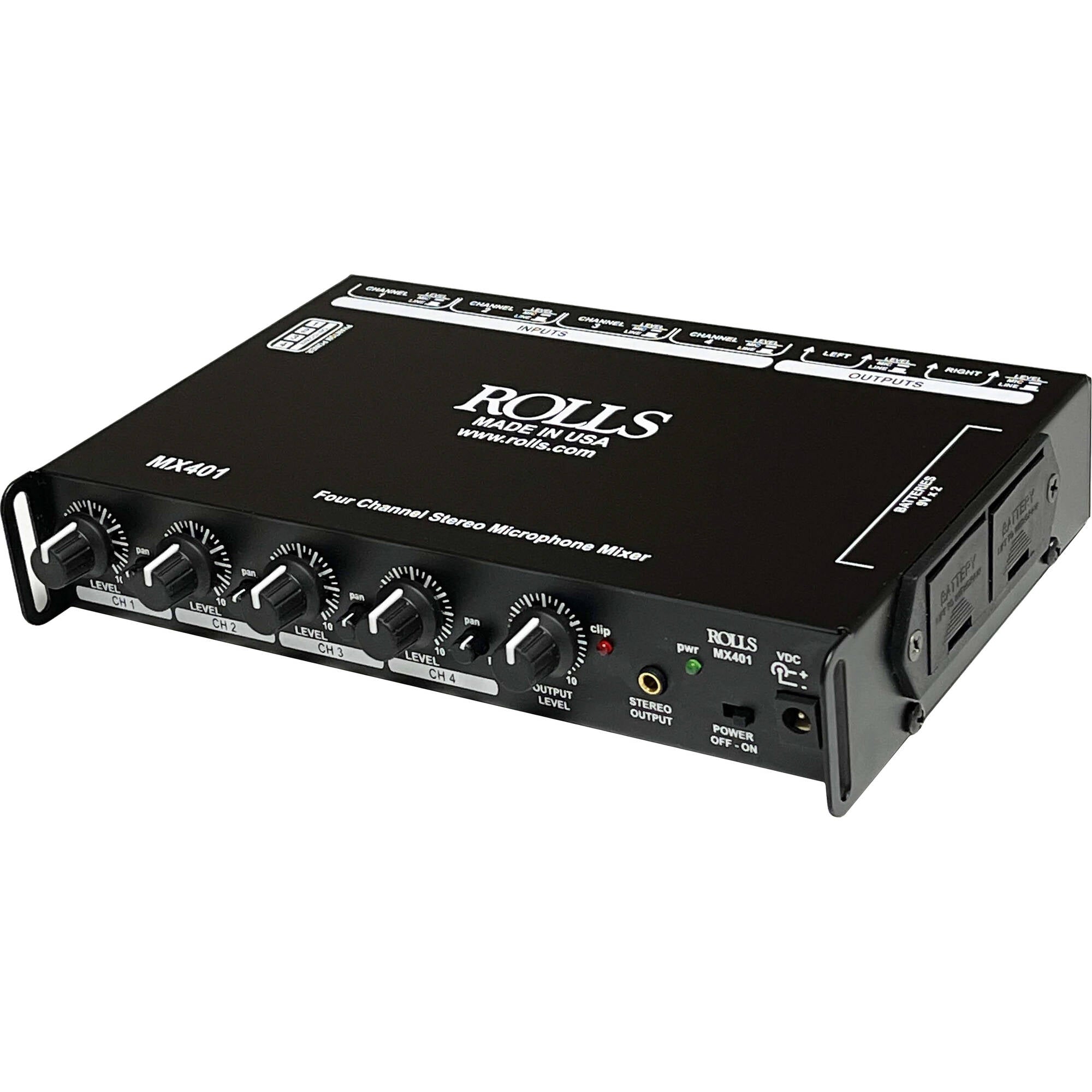 Rolls MX401 Four-Channel Stereo Mixer