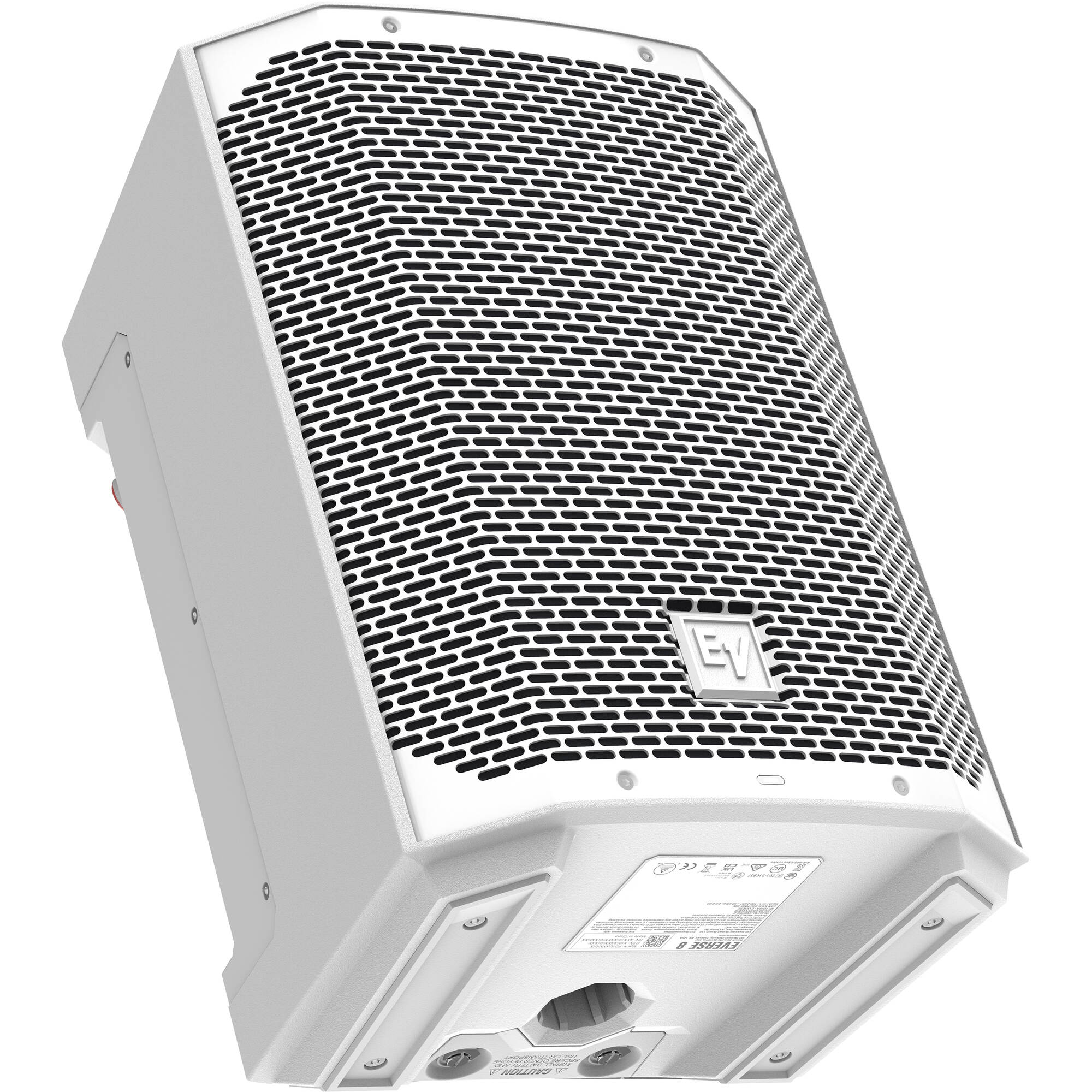 Electro-Voice EVERSE 8 Weatherized Battery-Powered Loudspeaker with Bluetooth (White)