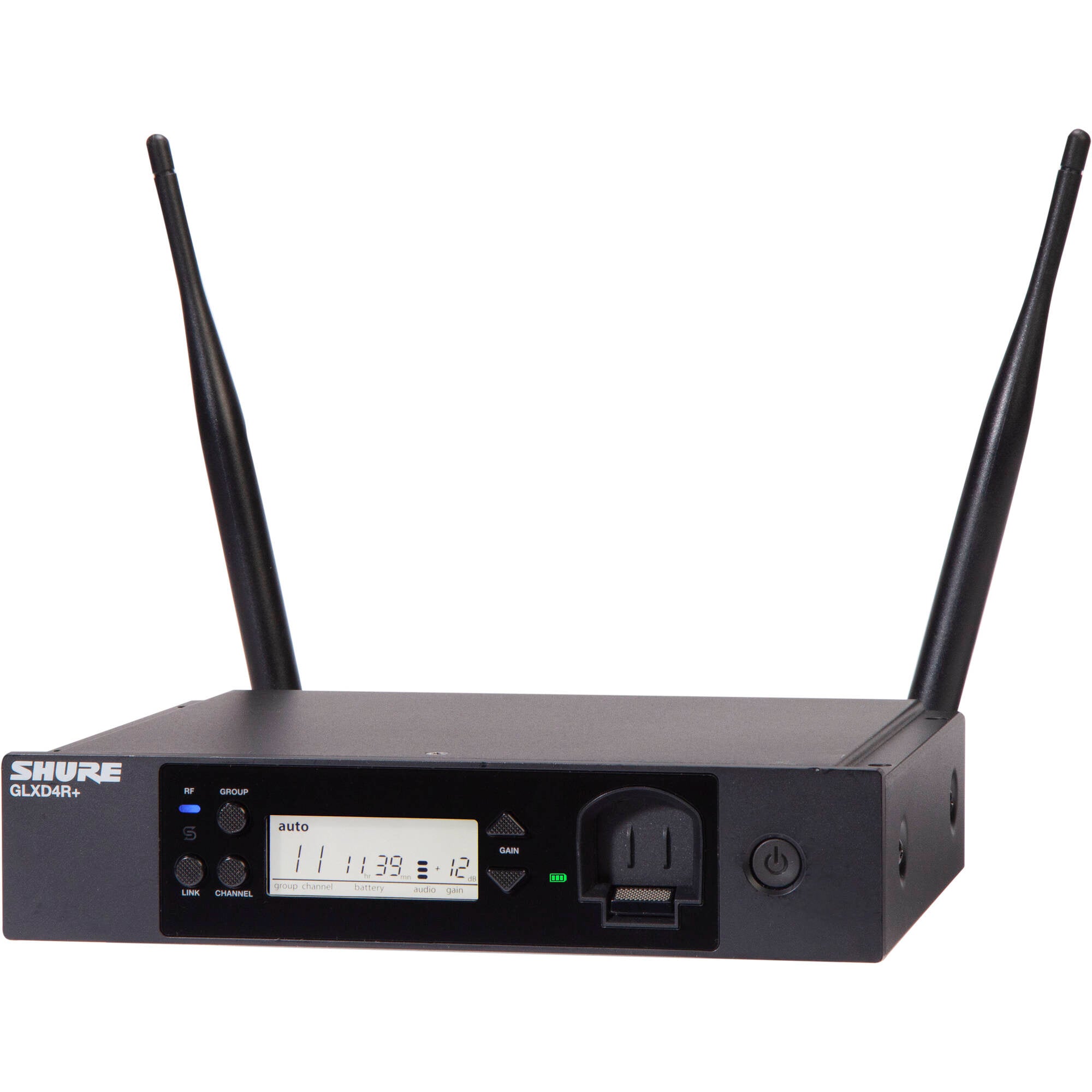 Shure GLXD4R+ Dual-Band Wireless Rack Receiver (Z3: 2.4, 5.8 GHz)