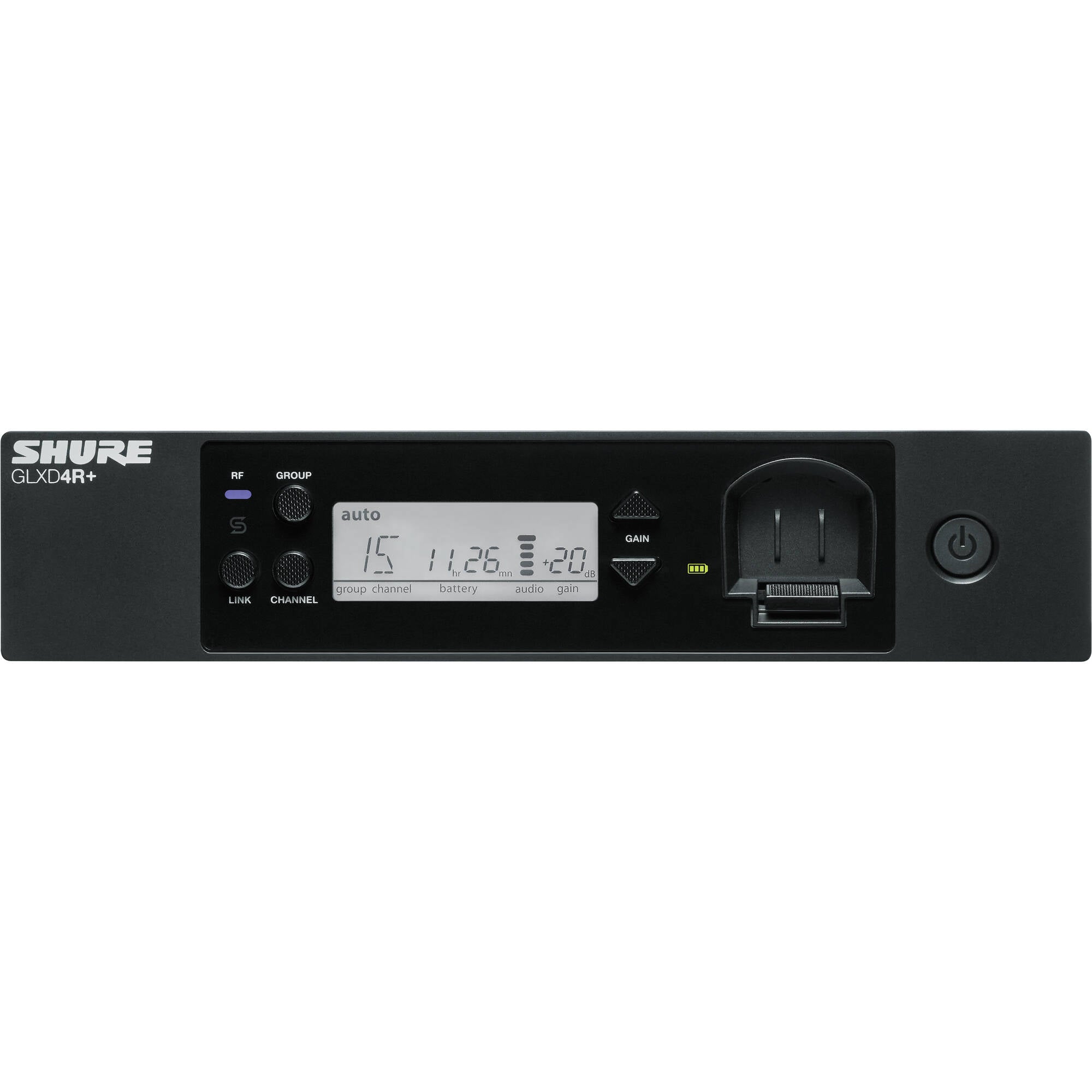 Shure GLXD14R+ Dual-Band Wireless Guitar Rack System (Z3: 2.4, 5.8 GHz)