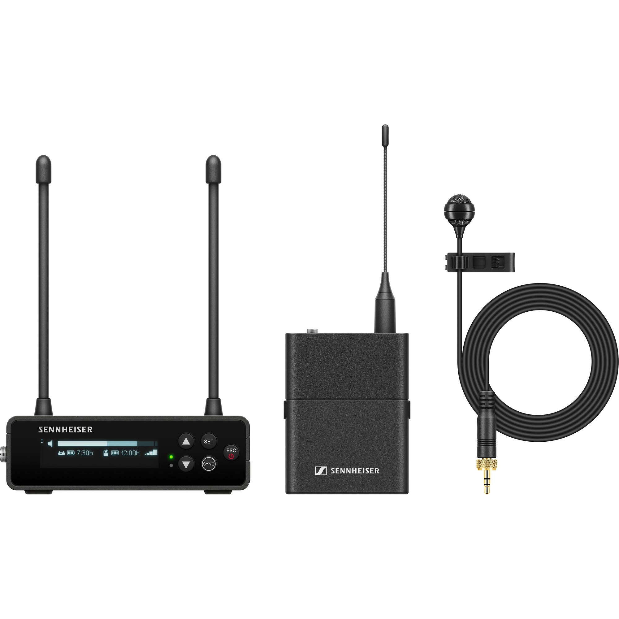 Sennheiser EW-DP ME4 SET Portable Digital Wireless Cardioid Lavalier Mic System (R1-6: 520-576 MHz)