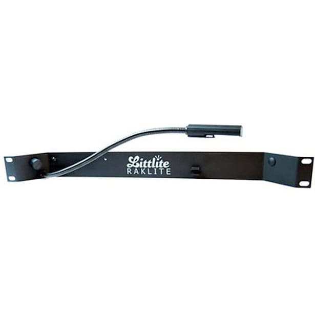 Littlite RL-10-S-LED Raklite Rackmount Single LED 12" Gooseneck Lamp with US Power Supply