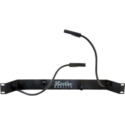 Littlite RL-10-D-LED Raklite Rackmount Dual LED 12" Gooseneck Lamps with US Power Supply