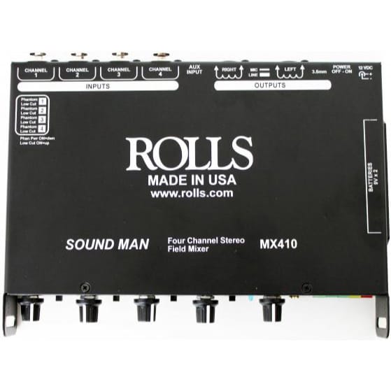 Rolls MX410 4-Channel Field Mixer