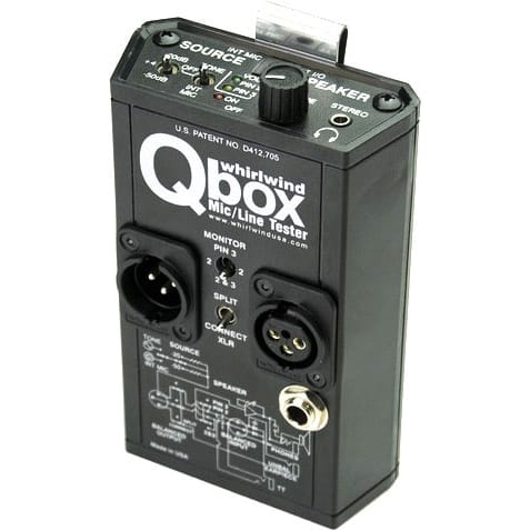 Whirlwind Qbox Audio Line Tester