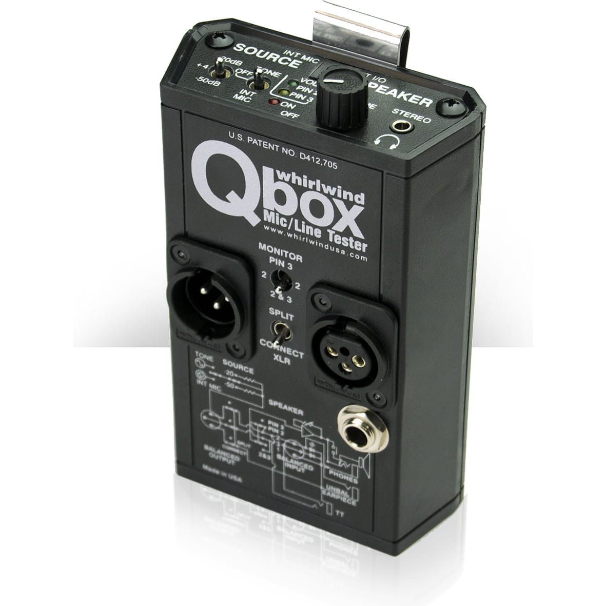 Whirlwind Qbox Audio Line Tester