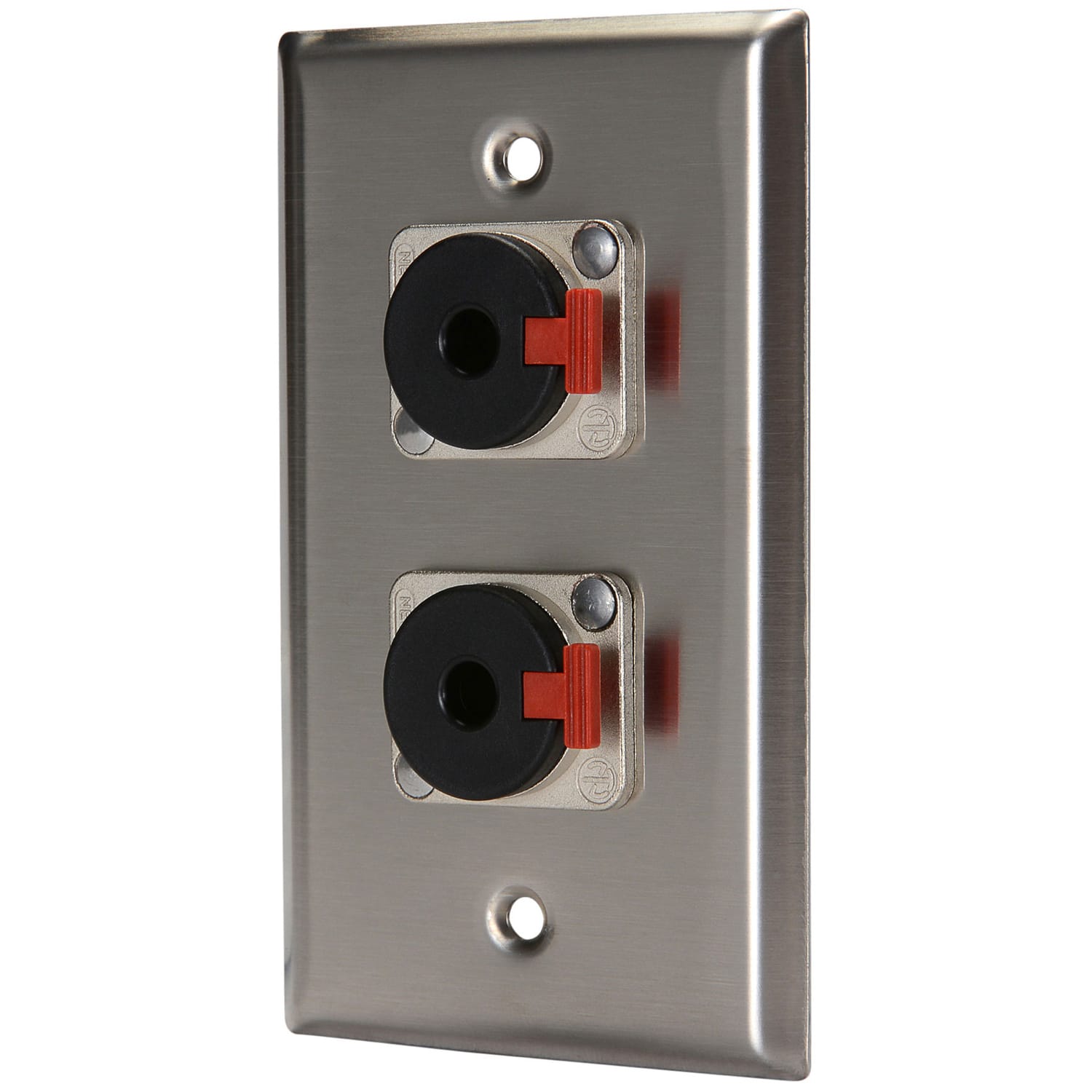 RapcoHorizon Pro Co WP1007 Dual Female 1/4" TRS Wallplate