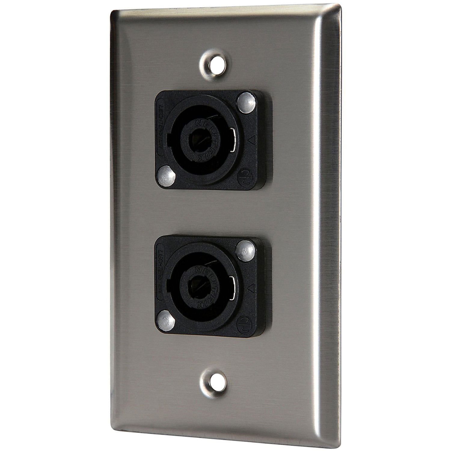 RapcoHorizon Pro Co WP1010 Dual NL4MP SpeakOn Wallplate