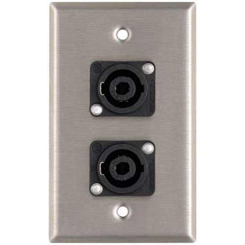 RapcoHorizon Pro Co WP1010 Dual NL4MP SpeakOn Wallplate