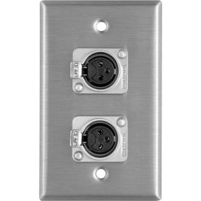 RapcoHorizon Pro Co WP1013 Female XLR Wallplate