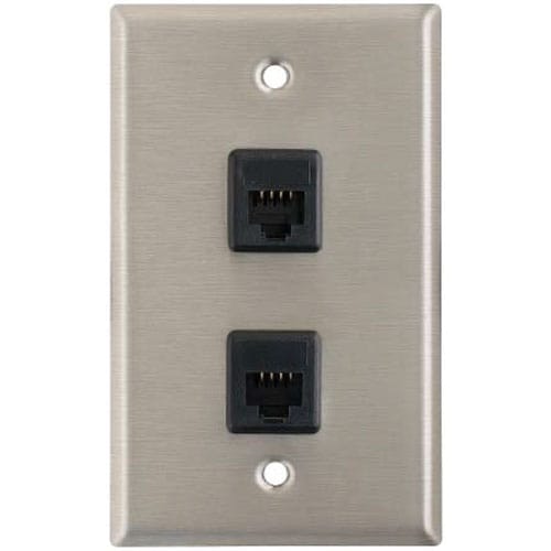 RapcoHorizon Pro Co WP1056 Dual RJ45 Ethernet Wallplate