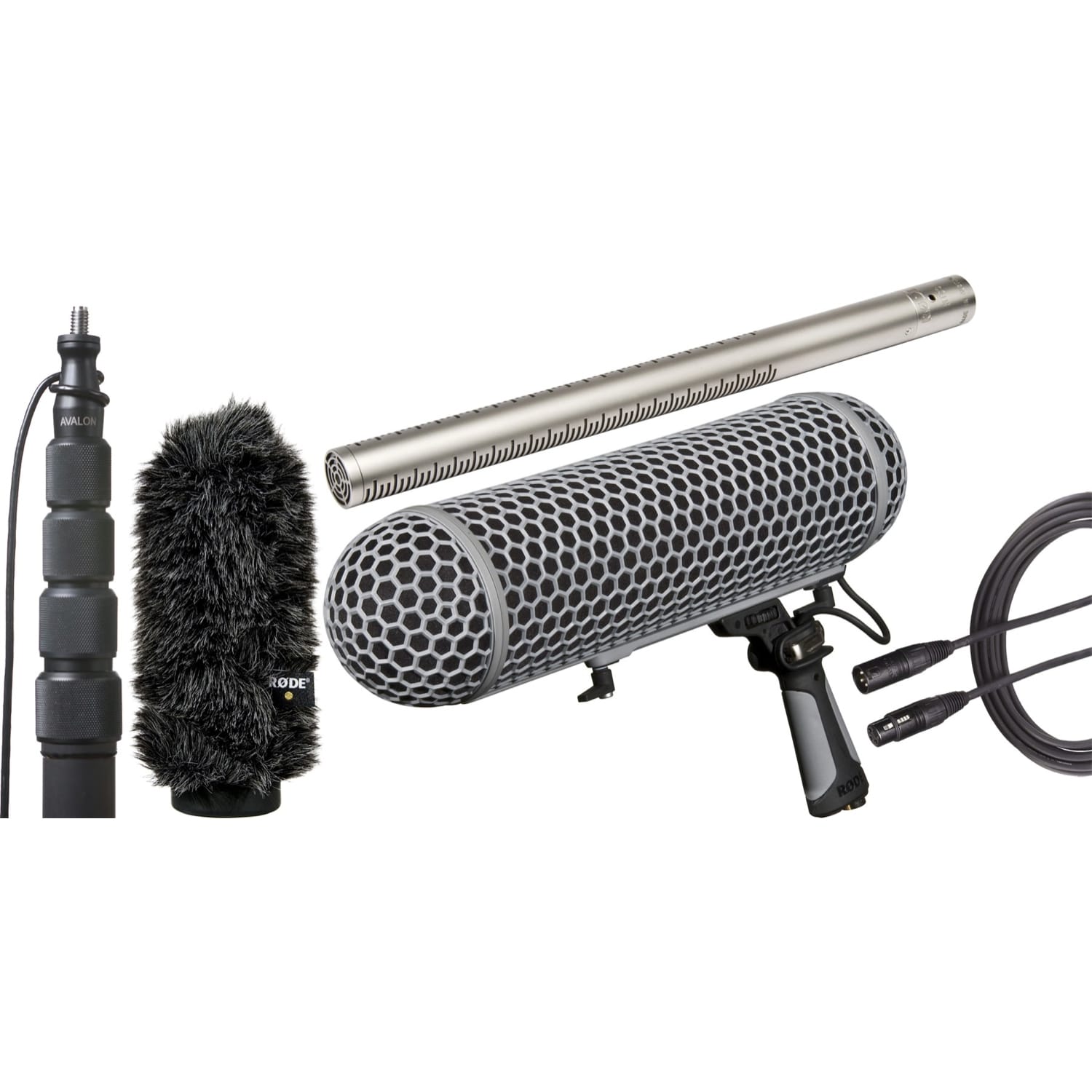 Rode NTG3 Shotgun Microphone Location Recording Kit (Satin Nickel, Ultimate Bundle)