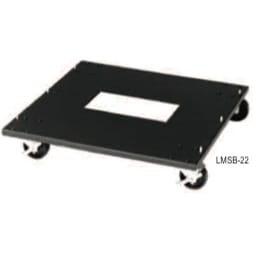 Lowell LMSB-22 Shallow Mobile Base with Standard Casters (22" Deep)