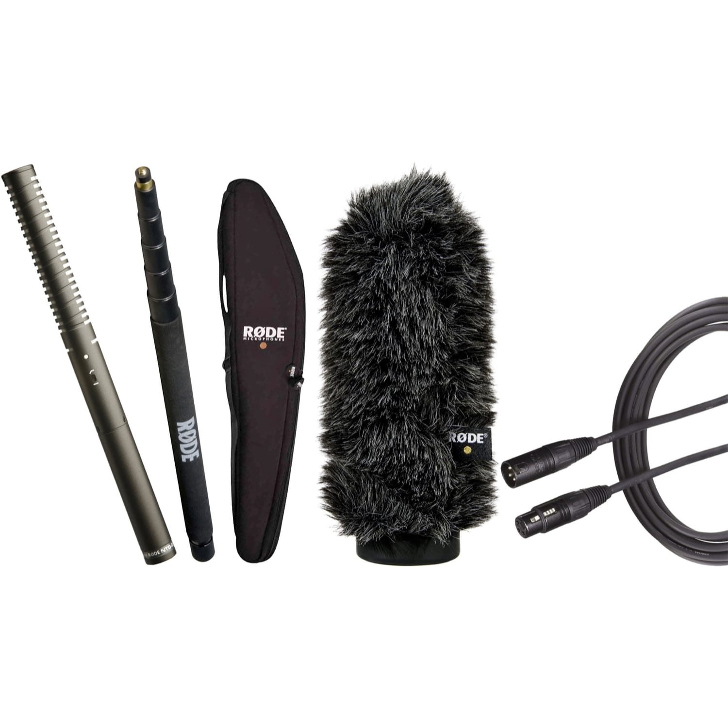 Rode NTG2 Dual-Power Shotgun Microphone (Basic Bundle)