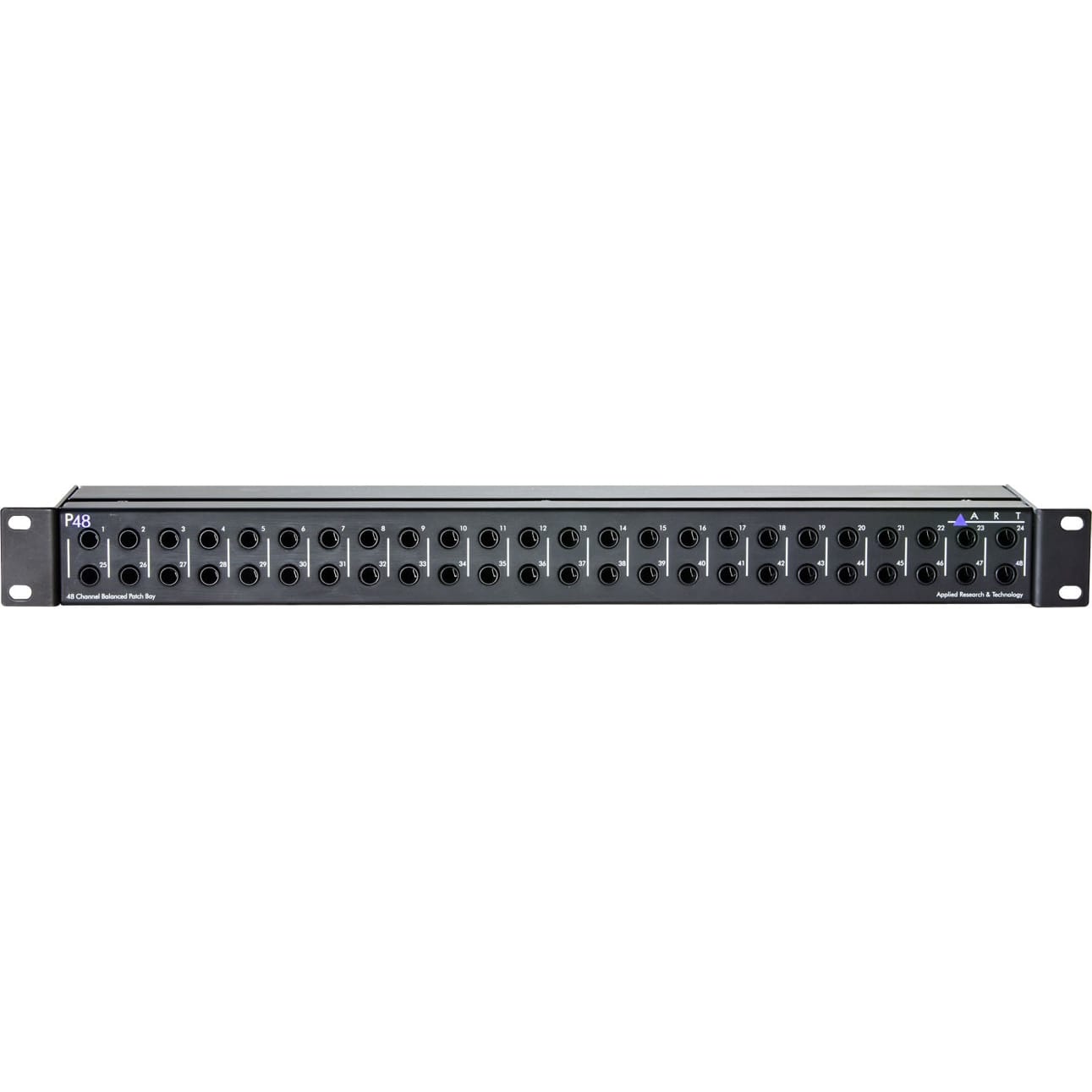 ART P48 Rackmount Balanced 1/4 TRS Patch Bay