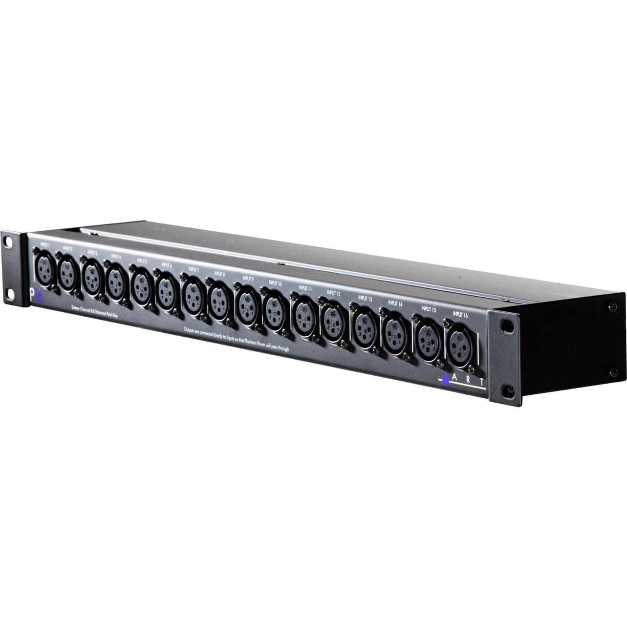 ART P16 Rackmount Balanced XLR Patch Bay