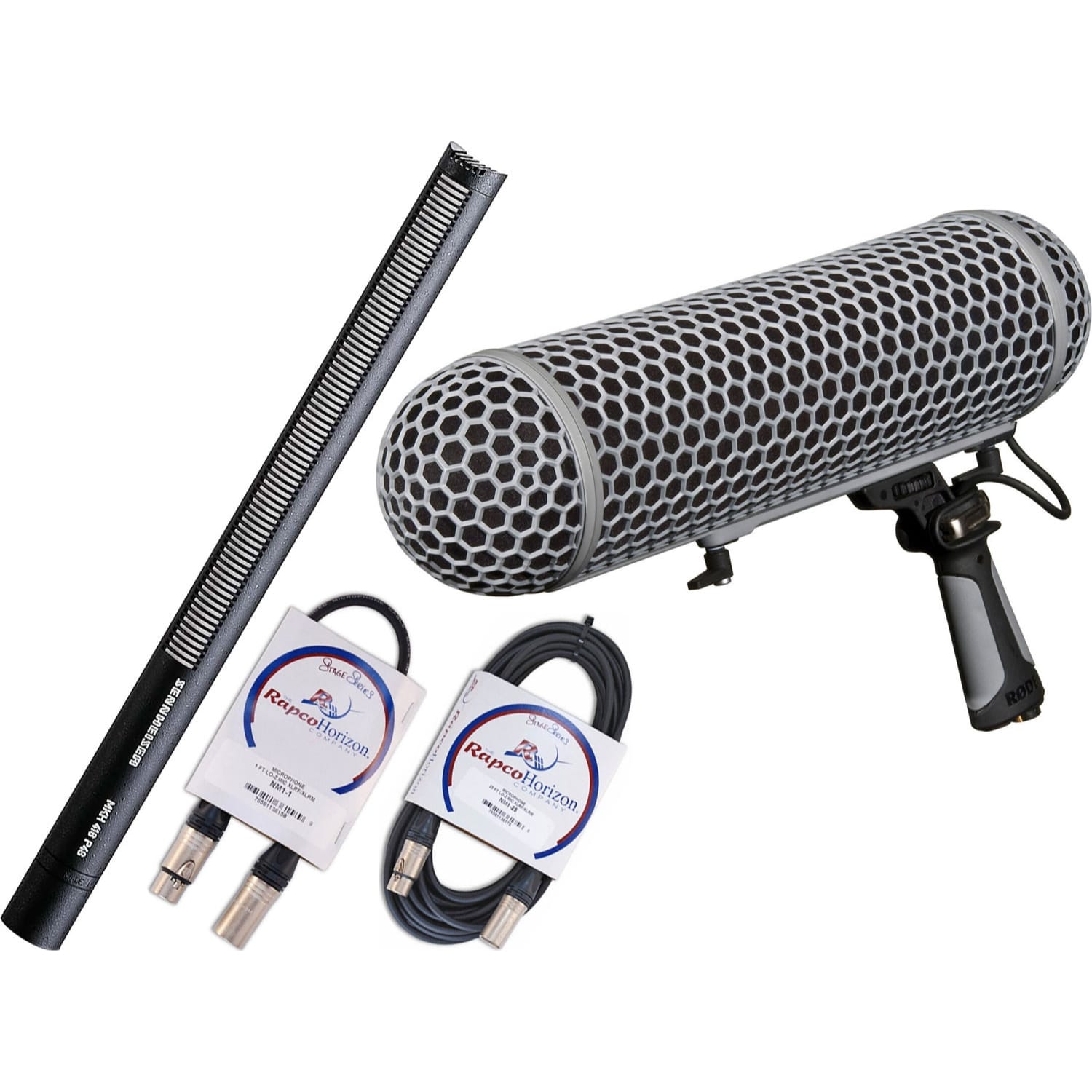 Sennheiser MKH416-P48 Basic Bundle Shotgun Mic with Windshield and Cables