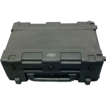 SKB 3R2817-10B-CW Roto-Molded Mil-Standard Waterproof Utility Case with Wheels (Cubed Foam)