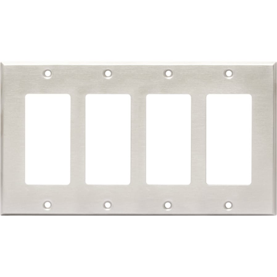 RDL CP-4S Quadruple Cover Plate (Stainless Steel)