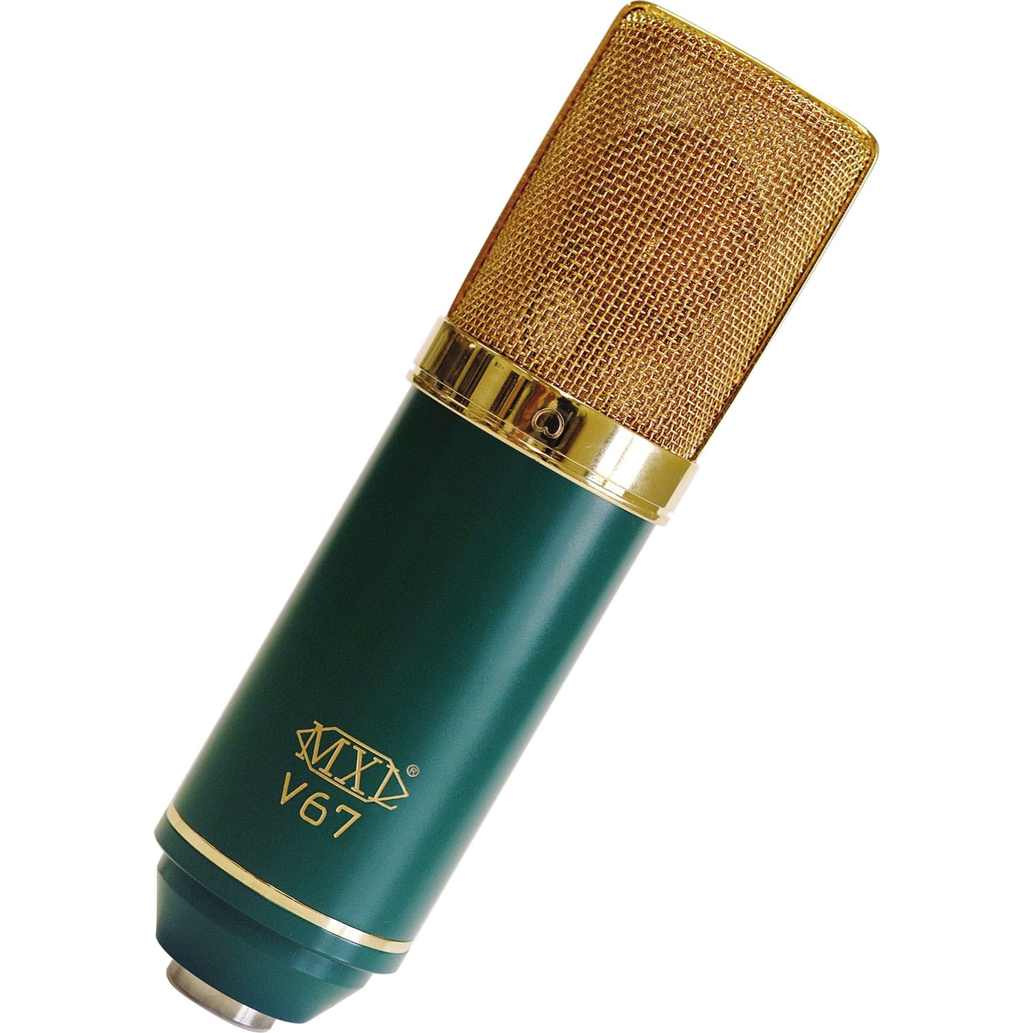 MXL V67G Large-Diaphragm Cardioid Condenser Microphone (Green with Gold Grill)