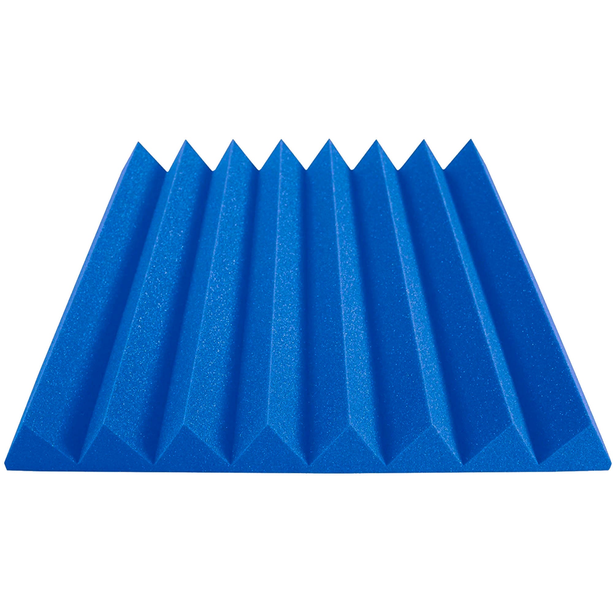 Performance Audio 24" x 24" x 3" Wedge Acoustic Foam Panel (Blue, 12 Pack)