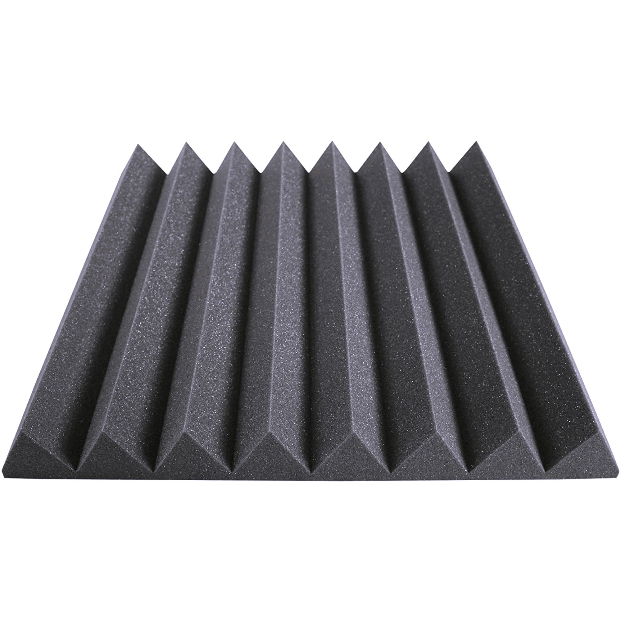 Performance Audio 24" x 24" x 3" Wedge Acoustic Foam Panel (Charcoal, 12 Pack)