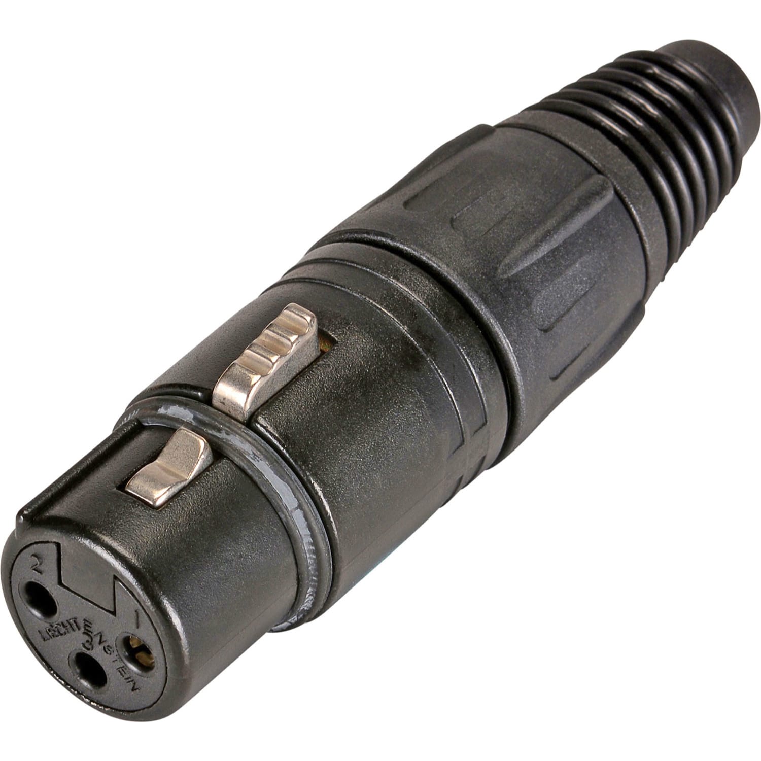 CLEARANCE Neutrik NC3FX-B Female 3-Pin XLR Cable Connector (Black/Gold, While Supplies Last)