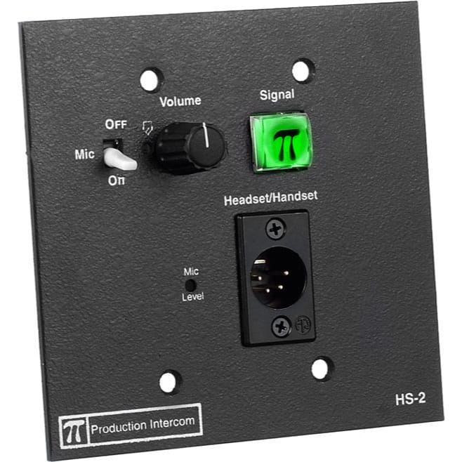 Pro Intercom HS2 Headset Station (Wall Mount, Single-Circuit)