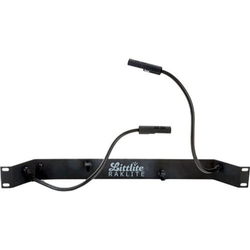 Littlite RL-10-DA-LED Raklite Rackmount Dual LED 12" Gooseneck Lamps without Power Supply