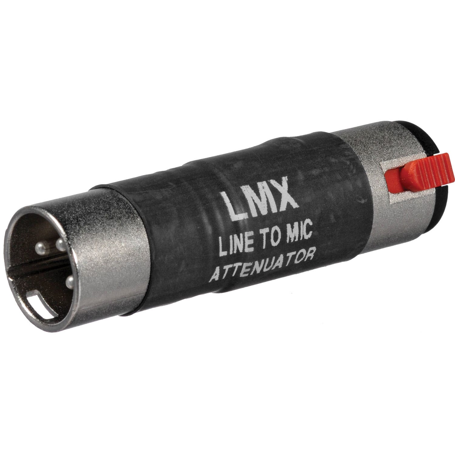 RapcoHorizon Pro Co LMX In-Line Male XLR Mic to Female 1/4" TRS Line Level Adapter