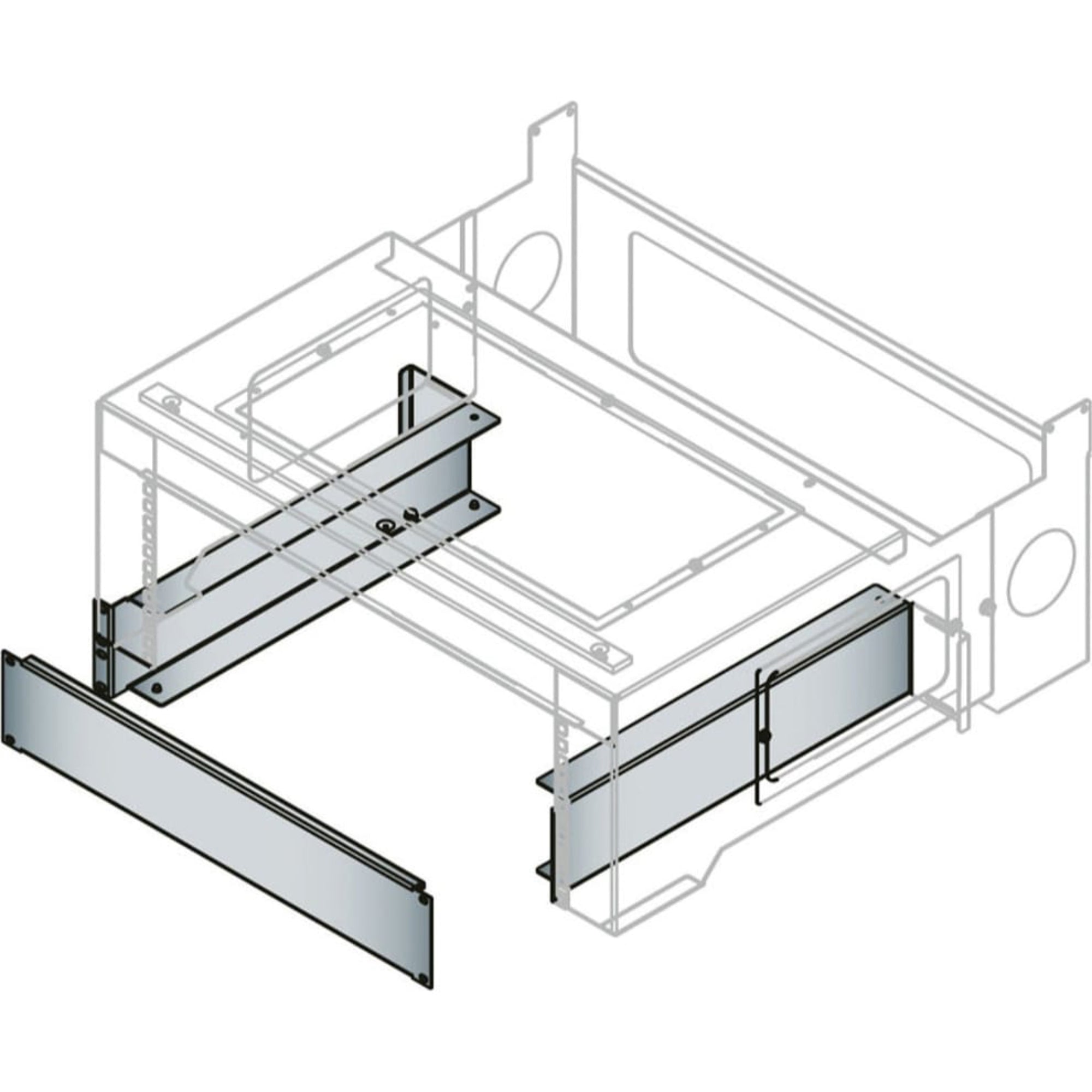 Middle Atlantic SR-UPS-BKT UPS Base Mounting Bracket