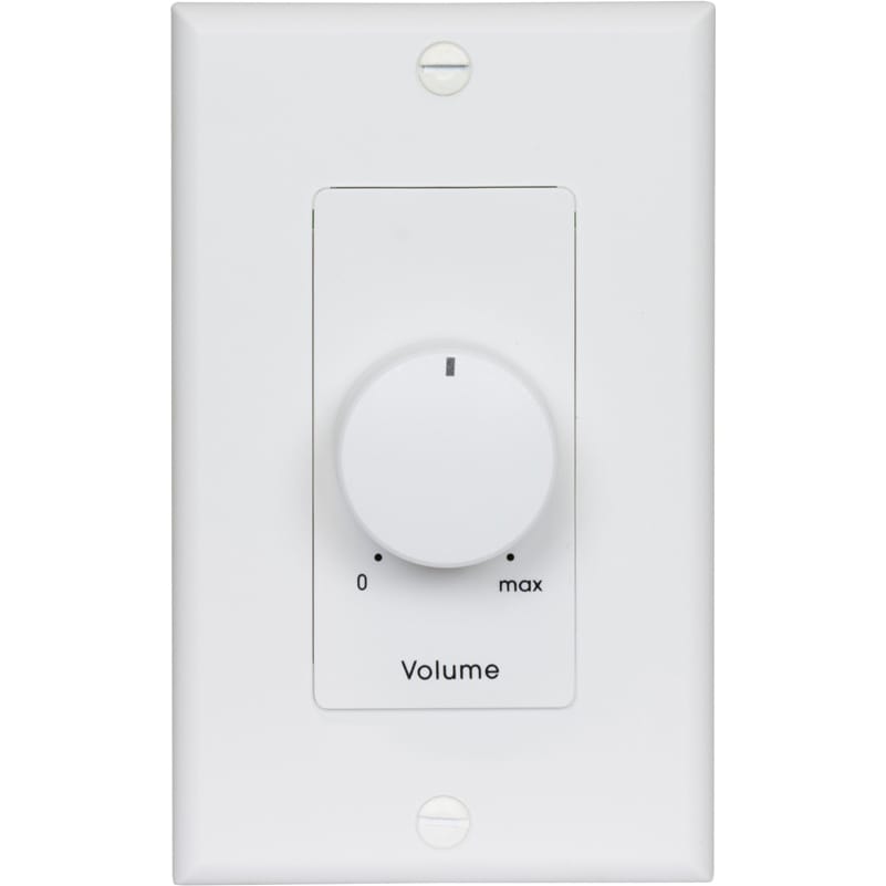 Lowell 100LVC-PA-DW Single Gang 100W Volume Attenuator (Decora White)