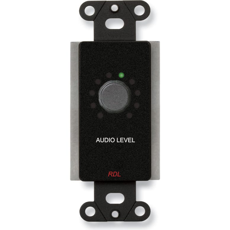 RDL DB-RCX10R Remote Volume Control for RCX-5C on Decora Plate (Black)