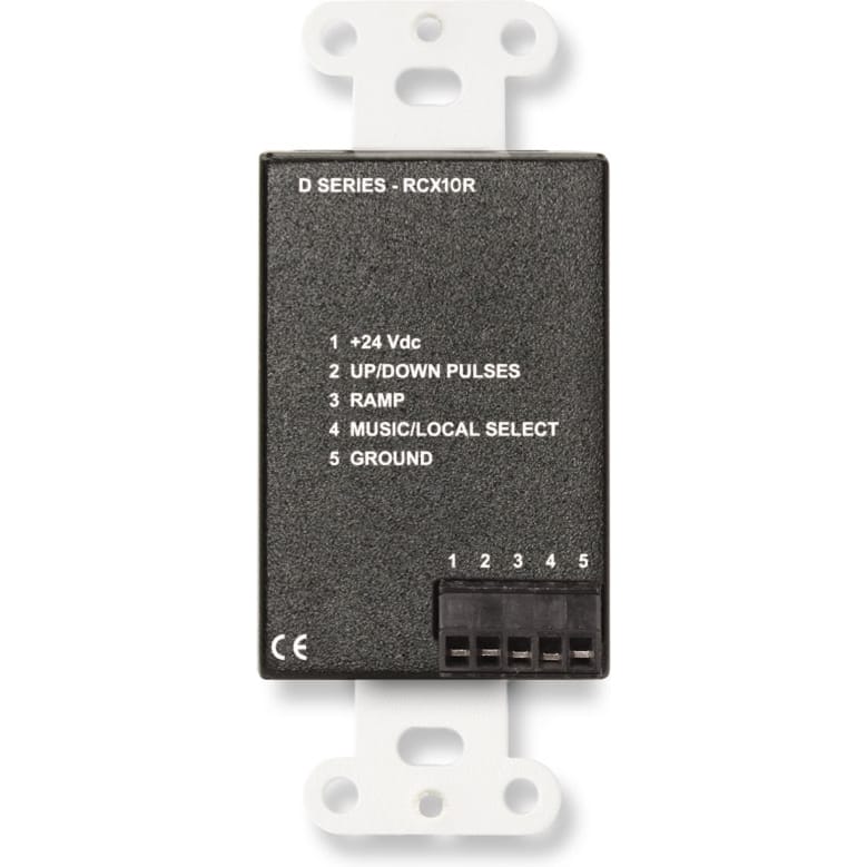 RDL D-RCX10R Remote Volume Control for RCX-5C on Decora Plate (White)