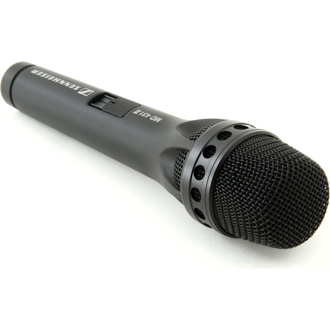 Sennheiser MD 431-II Handheld Supercardioid Dynamic Microphone with On/Off Switch