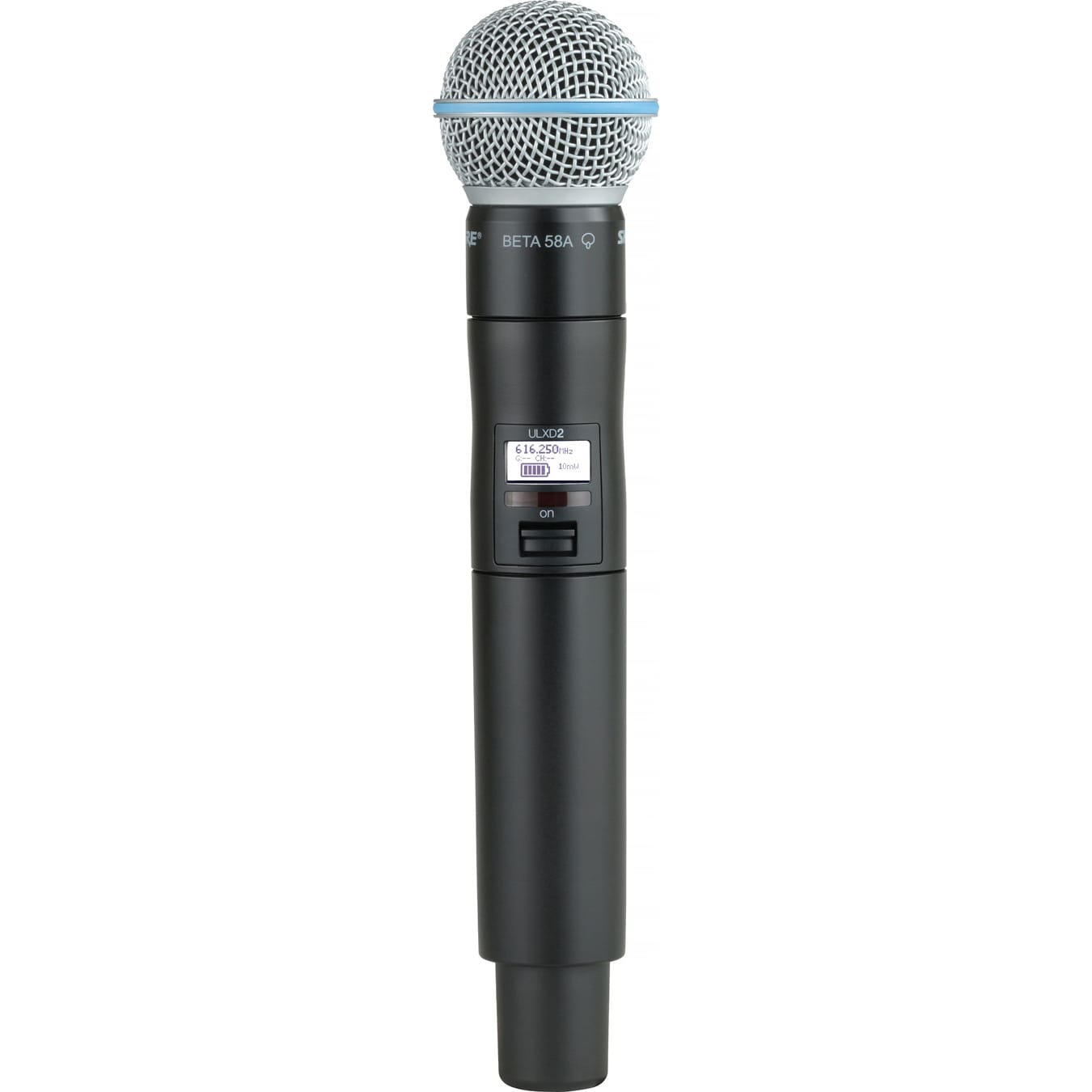 Shure ULXD2/B58 Handheld Wireless Transmitter with Beta 58A Capsule (V50: 174-216 MHz)