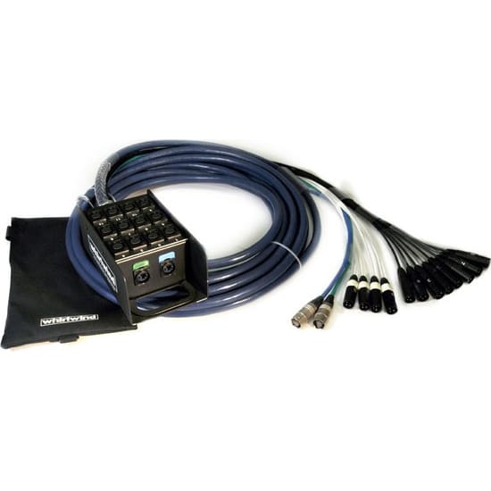 Whirlwind MD-12-2-C6-025 Medusa Data Snake 12-Ch Audio and 2 CAT6 Lines (25')